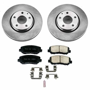 Juego de pastillas de rotores de freno de disco delantero PowerStop KOE7689 para Mazda CX-5 2016-2021 - Imagen 1 de 1