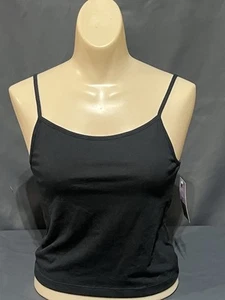Camiseta sin mangas Wild Fable para mujer ajustada cami, negra, talla mediana  - Imagen 1 de 2