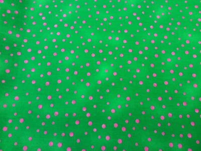 Paintbrush Studios-Graphix-pink Spot On Green-100% algodón