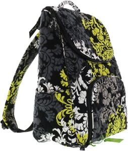 Vera Bradley Double Zip Backpack in Baroque with Black Interior