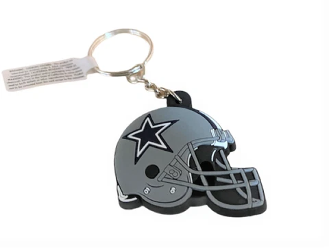 Dallas Cowboys Flex Keychain NFL New in Team Colors with Key Ring Cover