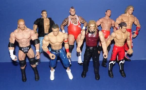 WWE * 8 Wrestling Figures * Jakks * Mattel * Brodus Clay * Triple H * Edge ... - Picture 1 of 10
