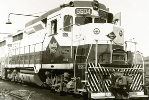 RDG reading railroad GP-30 5504 mounted copy negative - Picture 1 of 1