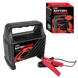 NEW 12V 4Amp Battery booster Charger Car van 12 V motorcycle 6A trickle charge - Picture 1 of 1