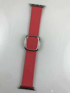 Original Apple Watch Modern Buckle leather band 38mm 40mm 41MM Peony Pink Large