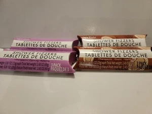 APRIL SPA BATH & SHOWER Shower Fizzers 4 pack lavender and coconut - Picture 1 of 5