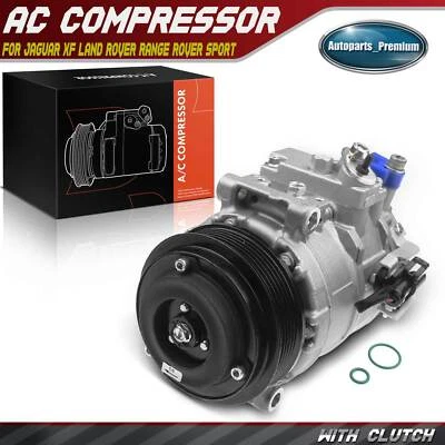 AC Compressor with 7SEU17C Style for Jaguar XF Land Rover LR3 Range Rover Sport - Image 1 of 4