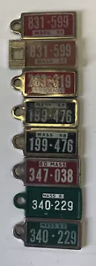8 MA DAV Miniatur Nummernschilder 51,52,55,57,58,60,61,62 U21 - Bild 1 von 2