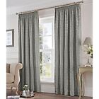 Fusion Eastbourne Damask Woven Jacquard Lined Pencil Pleat Curtains or Cushions