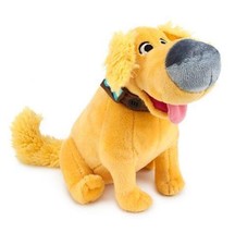 Disney Store Pixar Up DUG Retriever Beanie Dog Stuffed Plush Soft Toy Doug NEW!