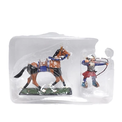 Antigo guerreiro a cavalo de metal fundido NOVO nunca exibido - Imagem 1 de 4