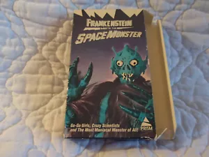 FRANKENSTEIN MEETS THE SPACE MONSTER VHS PRISM VIDEO 60'S SCI-FI HORROR ALIENS - Picture 1 of 10