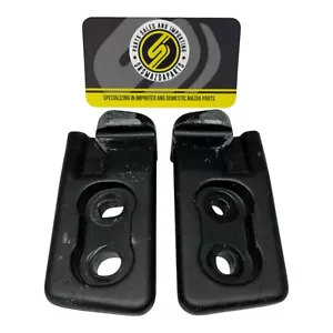 90-05 Mazda Miata MX5 OEM NA NB Front Hard Soft Top Striker Plate Pair Type 2 - Picture 1 of 1