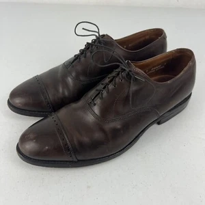 Allen Edmonds "FIFTH AVENUE" Cap-Toe Oxfords 9 D Coffee Brown - Picture 1 of 6