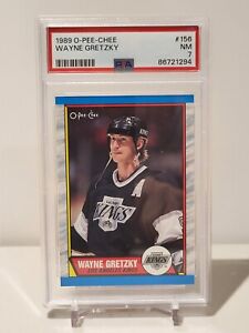 1989-90 O-Pee-Chee Wayne Gretzky #156 PSA 7 Los Angeles Kings HOF