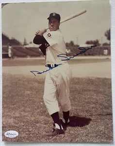 Duke Snider Signed Autographed Glossy 8x10 Photo Brooklyn Dodgers : JSA Sticker - Picture 1 of 1