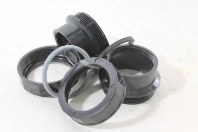 Anello Filettato Guarnizione Supporto Di Lampada Industriale Tubo Al Neon Vetro - Immagine 1 di 4