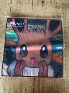 Pokemon Munch Eevee "The Scream" Microfiber towel  Munch Exhibition limited - Picture 1 of 4