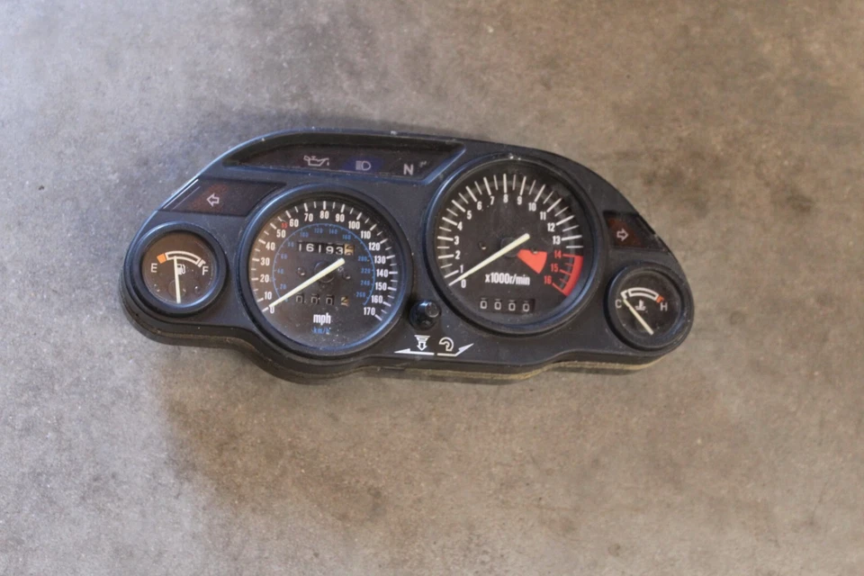 1993 ZX6E 600 SPEEDOMETER CLUSTER RPM GAUGE ZX600 KAWASAKI NINJA ZX600E 93 #2 - Image 1 of 4