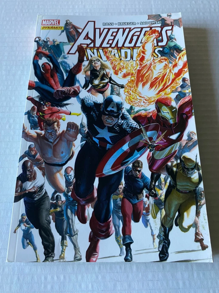 Avengers/Invaders Paperback TPB/Graphic Novel Marvel/Dynamite Comics #1-12 2010 - Image 1 of 4