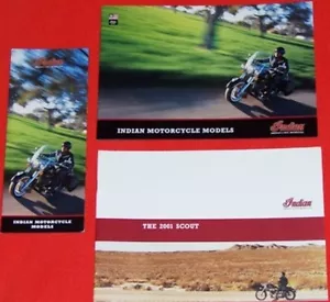 Indian Scout 2001 y folletos de motocicleta de línea completa como nuevo - Imagen 1 de 1