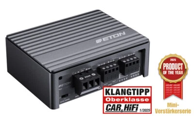 Eton PA4 4-Kanal Verstärker Mini Micro Endstufe Amplifier Ultrakompakt 560 Watt - Bild 1 von 4