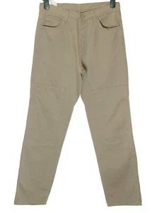 New Authentic Men's Wrangler Peak Denim Jeans Button Fly Comfort Fit Beige - Picture 1 of 3