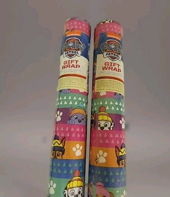 Лот из 2 оберточных бумаг Nickelodeon Paw Patrol 50 кв. футов - Изображение 1 из 2