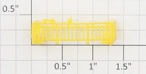 Roundhouse 90974 HO Yellow Observation Platform End Rail - Picture 1 of 3