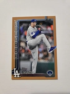 BLAKE SNELL 2025 TOPPS SERIES 2 #676 1639/2025 LOS ANGELES DODGERS - Picture 1 of 2