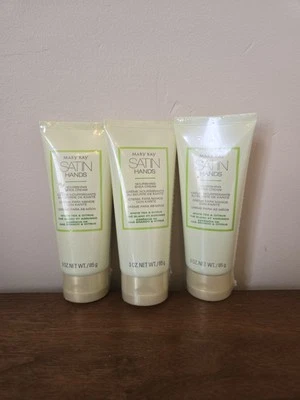 MARY KAY SATIN HANDS WHITE TEA AND CITRUS NOURISHING SHEA CREAM LOTION LOT OF 3 - Image 1 of 4