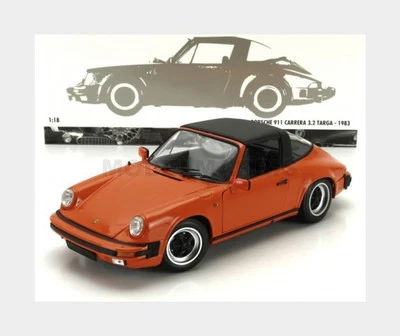 MINICHAMPS 100063064 PORSCHE - 911 3.2 CARRERA TARGA SPIDER 1983 - ORANGE - 1/18 - Immagine 1 di 2