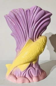 Vintage Australian Pottery AACP Kalmar Lustreware Fish Vase #V27 - Picture 1 of 8