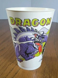 7-11 Monster Series ~ Dragons ~ Plastic Slurpee Cup ~ 1970’s - Picture 1 of 5