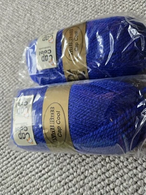 Wolle  -  Cap Cool Königsblau - Bild 1 von 2