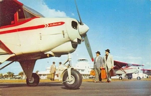 Piper Tri-Pacer Lock Haven PA Airport Passengers Postcard - Picture 1 of 2