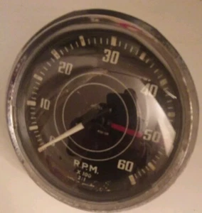Triumph TR3 6000 RPM Rev Counter / Tachometer - Picture 1 of 4