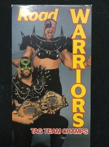 VHS ROAD WARRIORS TAG TEAM CHAMPS VHS ANIMAL HAWK AWA WCW NWA WWE WRESTLING - Picture 1 of 7