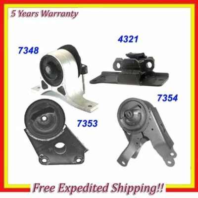 Engine Motor & Trans. Mount Set 4PCS 2003-2007 For Nissan Murano 3.5L 4WD AUTO - Image 1 of 4