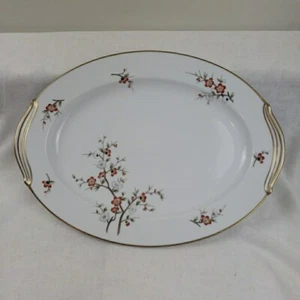 Noritake China Brenda Oval Platter 5329 Gold floral Japan 16" x 12" - Picture 1 of 10