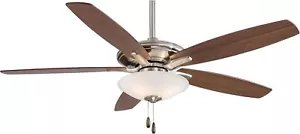 Minka Aire F522L-BN Mojo 52" Brushed Nickel Ceiling Fan with LED Light - Picture 1 of 9
