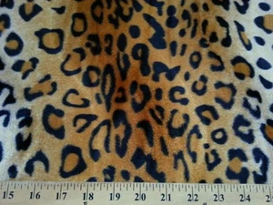 LEOPARD GEPARD VELBOA KUNSTFELLSTOFF VOM HOFT 17 FARBEN VERFÜGBAR - Bild 1 von 29
