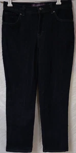 Gloria Vanderbilt Amanda Womens 6 Short Mid Rise Dark Wash Straight Jeans 30X29 - Picture 1 of 14
