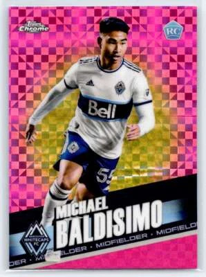 2022 Topps Chrome MLS #196 Michael Baldisimo Pink X-Fractor - Image 1 of 2