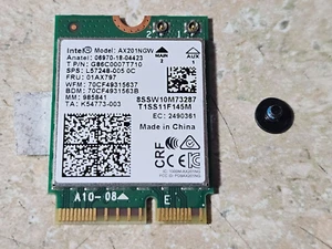 Tarjeta HP 850 G7 Intel Wi-Fi 6 AX201 AX201NGW WiFI con Bluetooth L57248-002 - Imagen 1 de 2