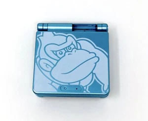 GBA SP Game Boy Advance SP Replacement Housing Shell Lens Blue Donkey Kong - Picture 1 of 4