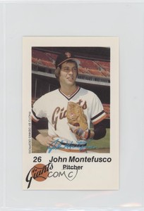 1980 KNBR San Francisco Giants San Francisco Police John Montefusco #26