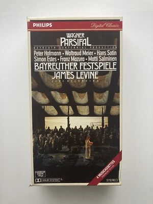 Richard Wagner, Parsifal, James Levine, Bayreuther Festspiele 4 Cassette Box Set - Image 1 of 4