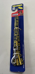 NEW Collegiate Pet Dog Leash Michigan Wolverines S SM SMALL Let's Go BLUE!! UofM - Picture 1 of 2