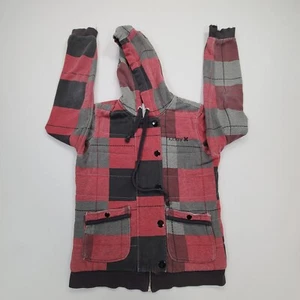 Hurley Sweater Boys Small Red Full Zip Casual Outdoors Comfort Stylish Kids - Picture 1 of 10